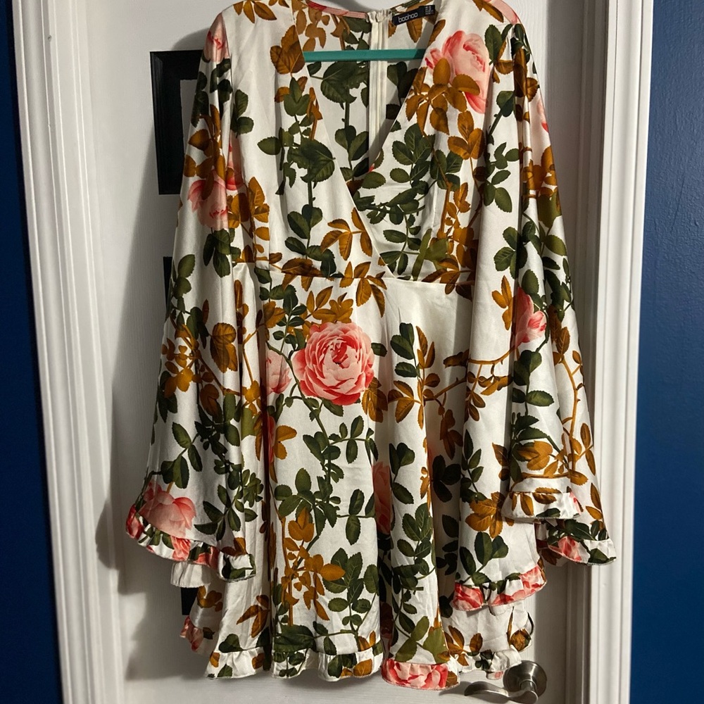 Plus Floral Dress